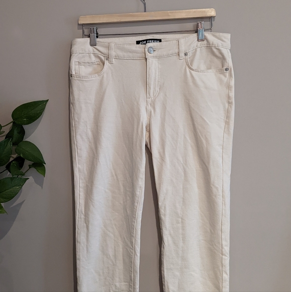 💚 2/15 Cream Joe Fresh Pants - Picture 1 of 3